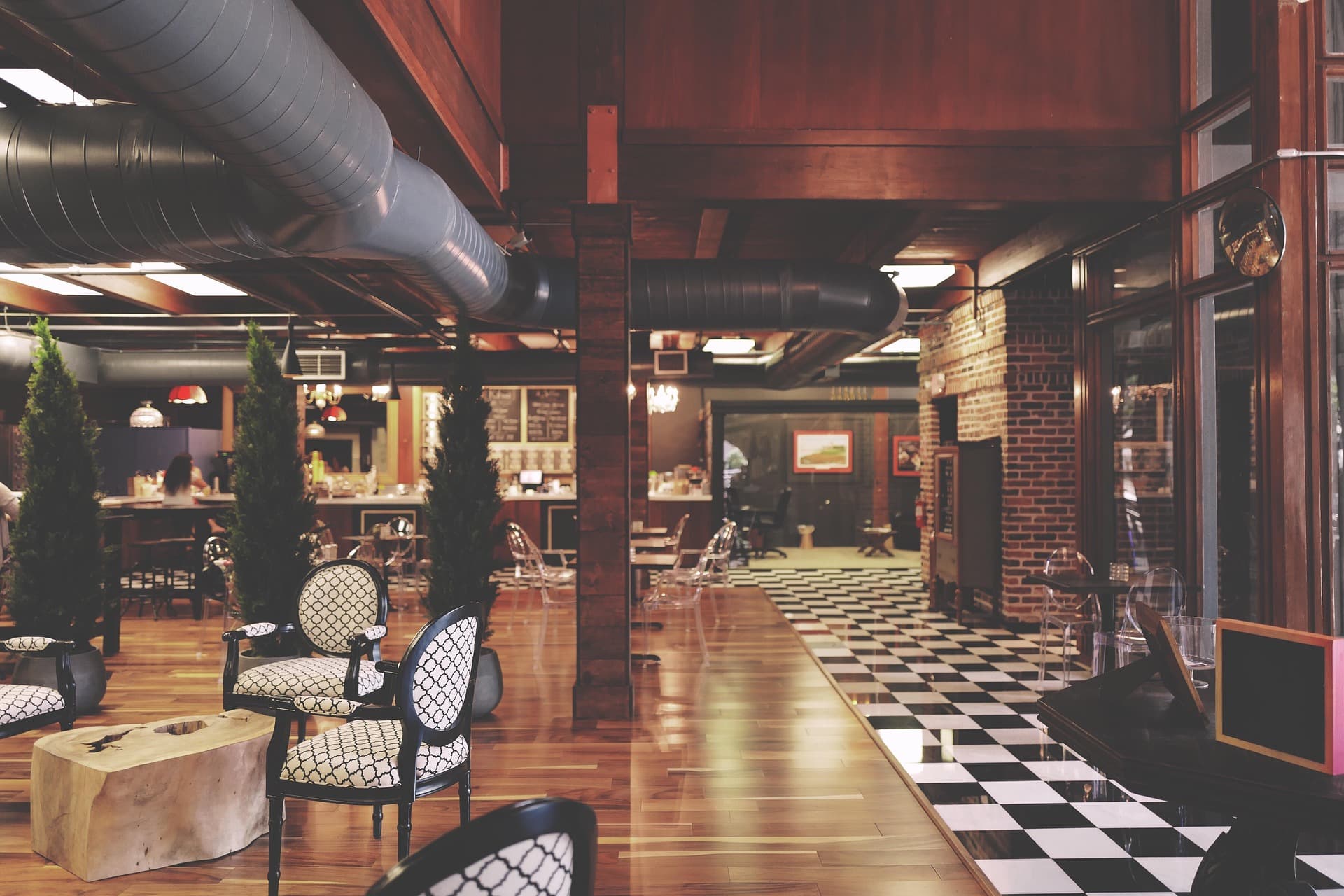 Spanish bar and restaurant interior with warm hospitality atmosphere.